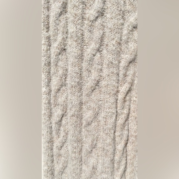 NWT TOPSHOP Fluffy Cable Knit Sweater Pants Size 12 - Picture 4 of 7